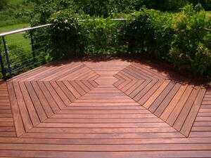 Jatoba Terrassebrædder 21x145 mm. FSC Certificeret