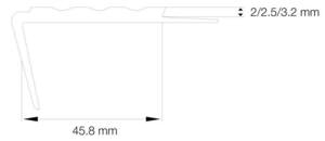 Primo Gummi trappeforkant 29x46 mm.