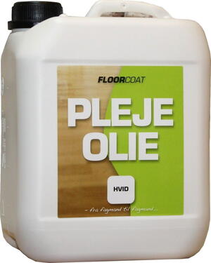Floorcoat Plejeolie hvid 5 l.