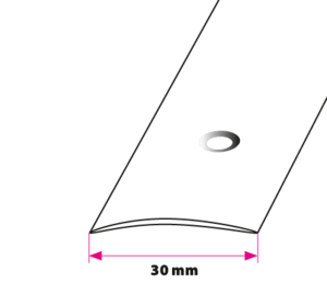 30 mm buet overgangsprofil - midthullet