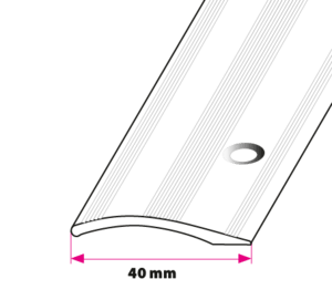 40 mm. buet overgangsprofil - sidehullet