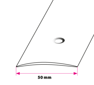 50 mm. buet overgangsprofl - midthullet