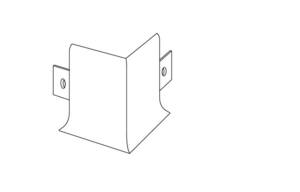 Udvendigt hjørne til Profil 448 
