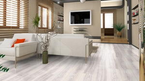 Kronotex Exquisit, Waveless Oak White, Plank