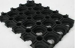 Ringmåtte Naturgummi Sort 23 mm