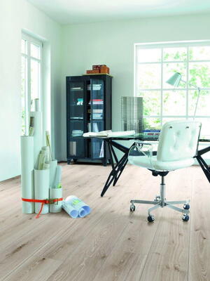 Parador Trendtime 6 - Eg Skyline perlegrå naturmat struktur, Slotsplanke 