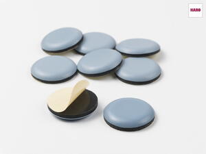 Stoleglider af teflon (PTFE) - selvklæbende rund