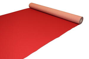 Bordeaux rød Løber i nålefilt - 2 meter bredde