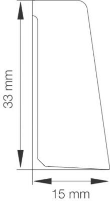 Primo skureliste 15x33 mm. 