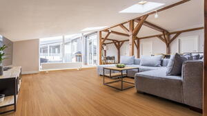 Moso Topbamboo  bambusgulv - Caramel side pressed 