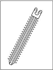 Dyvel til T-profil - Profil 148 