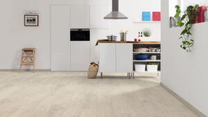 Haro laminatgulv Aqua - Plankegulv, Eg Sicilia hvid