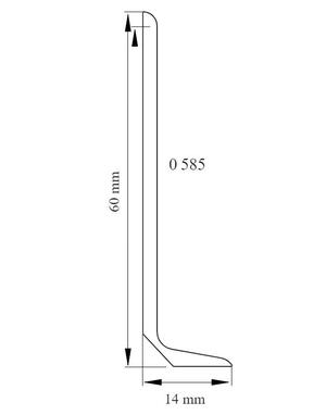 Primo selvklæbende fodliste FL 60 tynd
