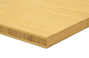 20 mm bambusplade - Plain pressed, Natural
