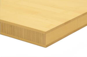 30 mm bambusplade - Plain pressed, Natural