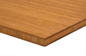 16 mm bambusplade - Side pressed, Caramel