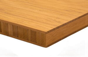 30 mm bambusplade - Side pressed, Caramel