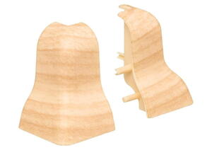 Plasthjørne - udvendig, 19 x 38 S mm.