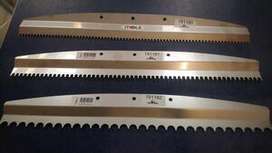 Flydespartel klinge, fast blad, 60 cm. 