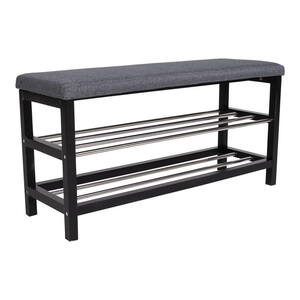 Padova grå og sort Bænk 