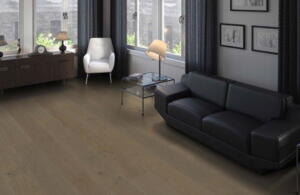 Plankegulv Maxim - Eg grafit grå Markant børstet RESTPARTI