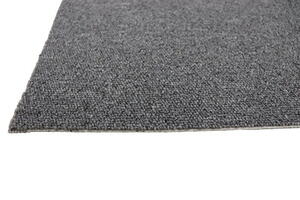 Fletco Strong gråt gulvtæppe, skumbagside - REST 180X400 C