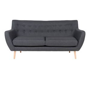 Monte Sofa i mørkgrå 3 pers. 