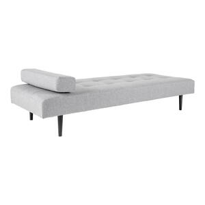 Capri Daybed, lysgrå med sorte ben