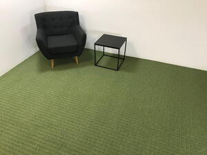 Væg til væg gulvtæppe Trafalgar green - REST 160X400 CM