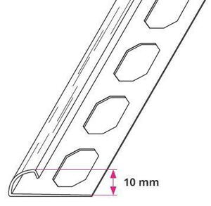 Klinkeprofiler, Kvartrund afslutning - u/huller