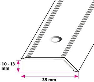 10-13 mm Overgang m/næb Mat Alu