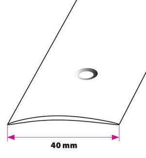 40 mm Buet Overgang Glat Mat Alu
