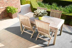 Park grå nålefilt med nopper - REST 150X400 CM