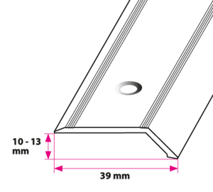10 - 13 mm Overgang m/næb Guld