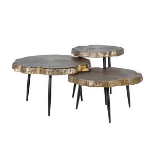 Kaffebord bulok, sæt af 3 stk.