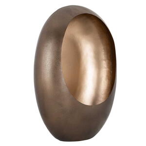 Stearinlysholder Xemm bronze guld, stor