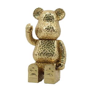 Bjørn guld dekoration