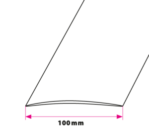 100 mm buet overgang U/huller 