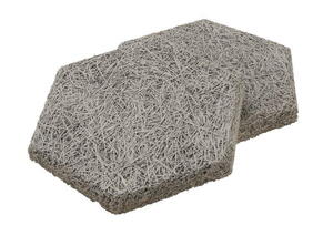 Fibrotech Hexagon træbeton - Grå