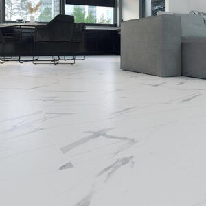 BiClick vinylflise XXL - Snow Carrara marmor