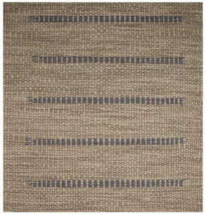 C. Olesen tæpper - Mista, Stripe Cactus/Denim