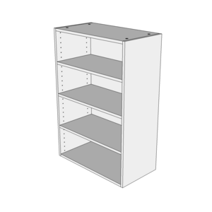 Multi-Living høje overskabe - Overskab med 3 hylder