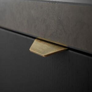 Blaze 2 børstet Messing greb 60 mm.