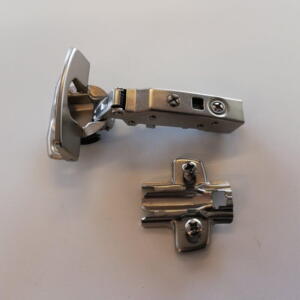 Hængsel med dæmper, komplet