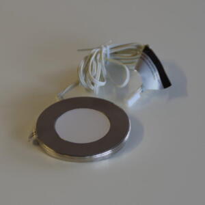 LED diospot rustfri Ø75/55 3W