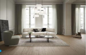 Moland Bastion Vinyl Wideplank, Mørk eg