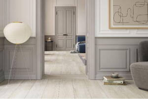 Moland Bastion Vinyl Wideplank, Kalket eg