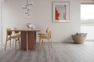 Moland Bastion Vinyl Wideplank, Grå eg