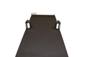 Sort Løber i nålefilt - 1 meter bred - REST 470X100 CM