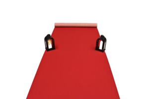 Bordeaux Løber i nålefilt - 1 meter bredde - REST 430X100 CM